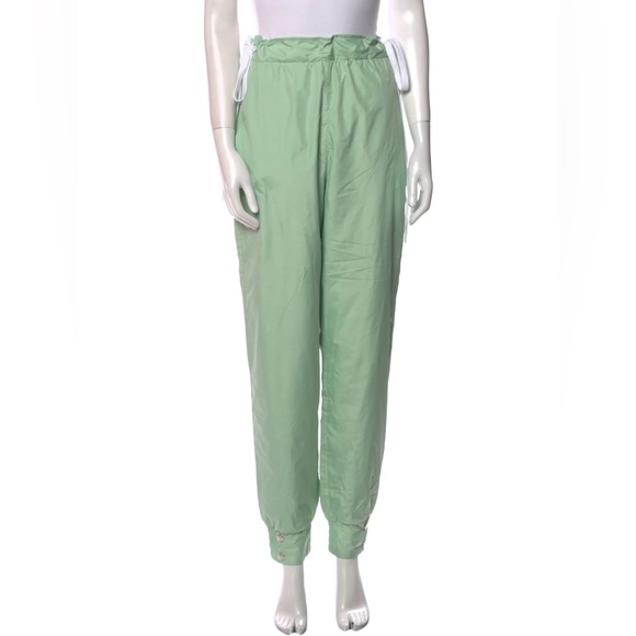 KHRISJOY Casual Pants in Mint Green, Size S - Made in Italy NEW w/o Tag $537 - Picture 4 of 14